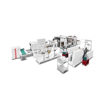 Automatic Paper Bag Making Machine With Inline Handle Making