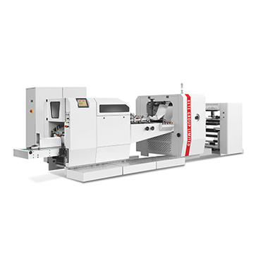 High Speed V Bottom Food Paper Bag Making Machine With Plastic Window