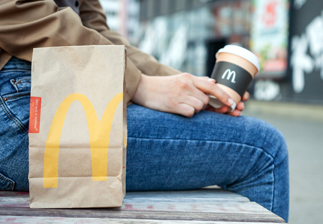 Paper Bag With Inline Printing