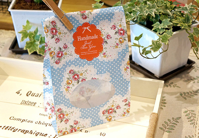 Square Bottom Paper Bag With Window