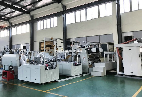 Paper Bag Making Machine With Inline Handle Making