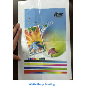 White Bopp Printing